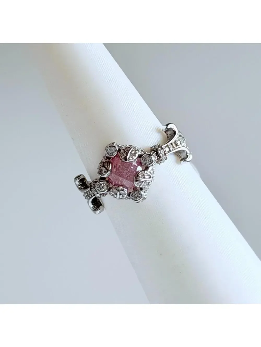 Bomb Party Ring Sz 6 Sterling Club “Versailles” on .925 Silver RETRO RBP2589